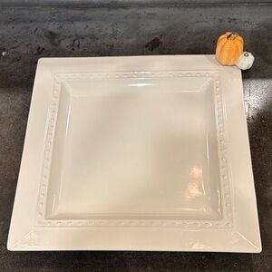 RETIRED Pearl Dot Nora Fleming K5 Square Platter